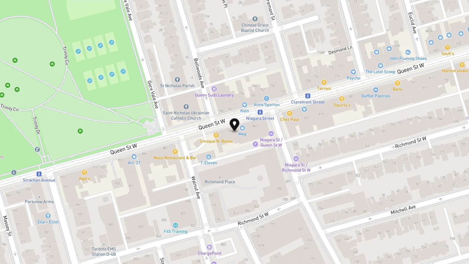 Hugs and Sarcasm map