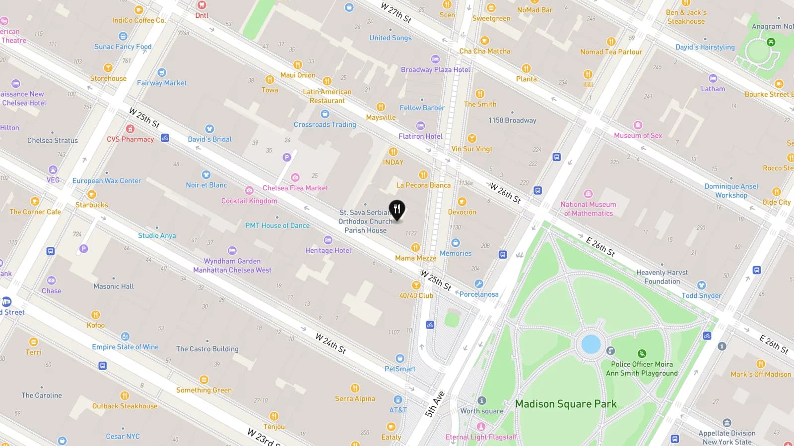 Impact Kitchen map