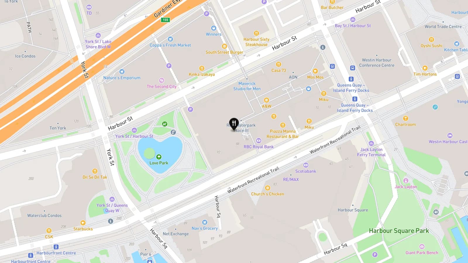 Impact Kitchen map