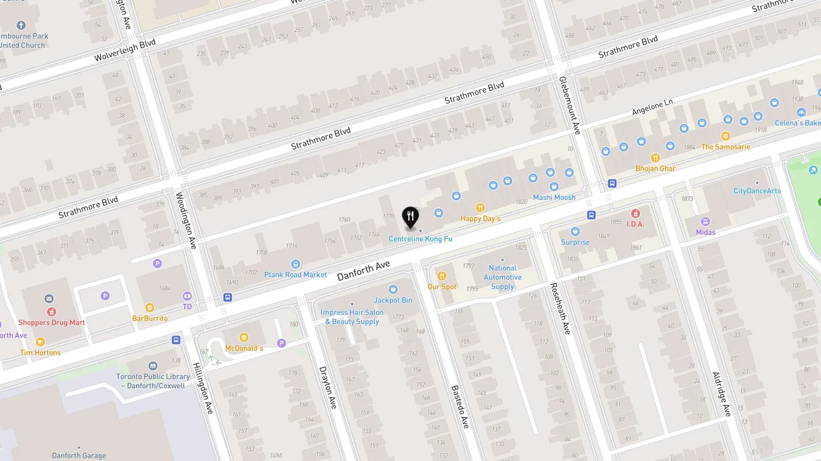 Map showing location of Ketodelia Keto Restaurant & Bakery